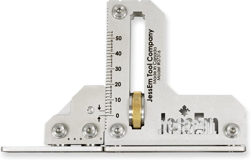JessEm 07316 14 Gauge Stainless Steel Tool Setting Gauge - Metric - Small - Image 1